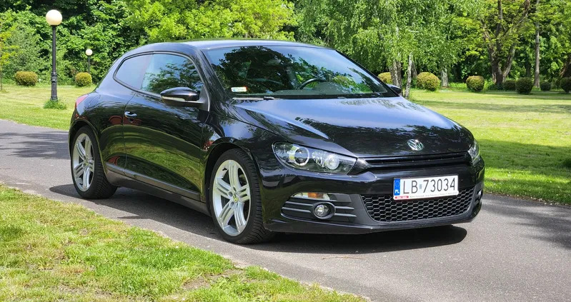 Volkswagen Scirocco cena 27700 przebieg: 157000, rok produkcji 2009 z Barczewo małe 326